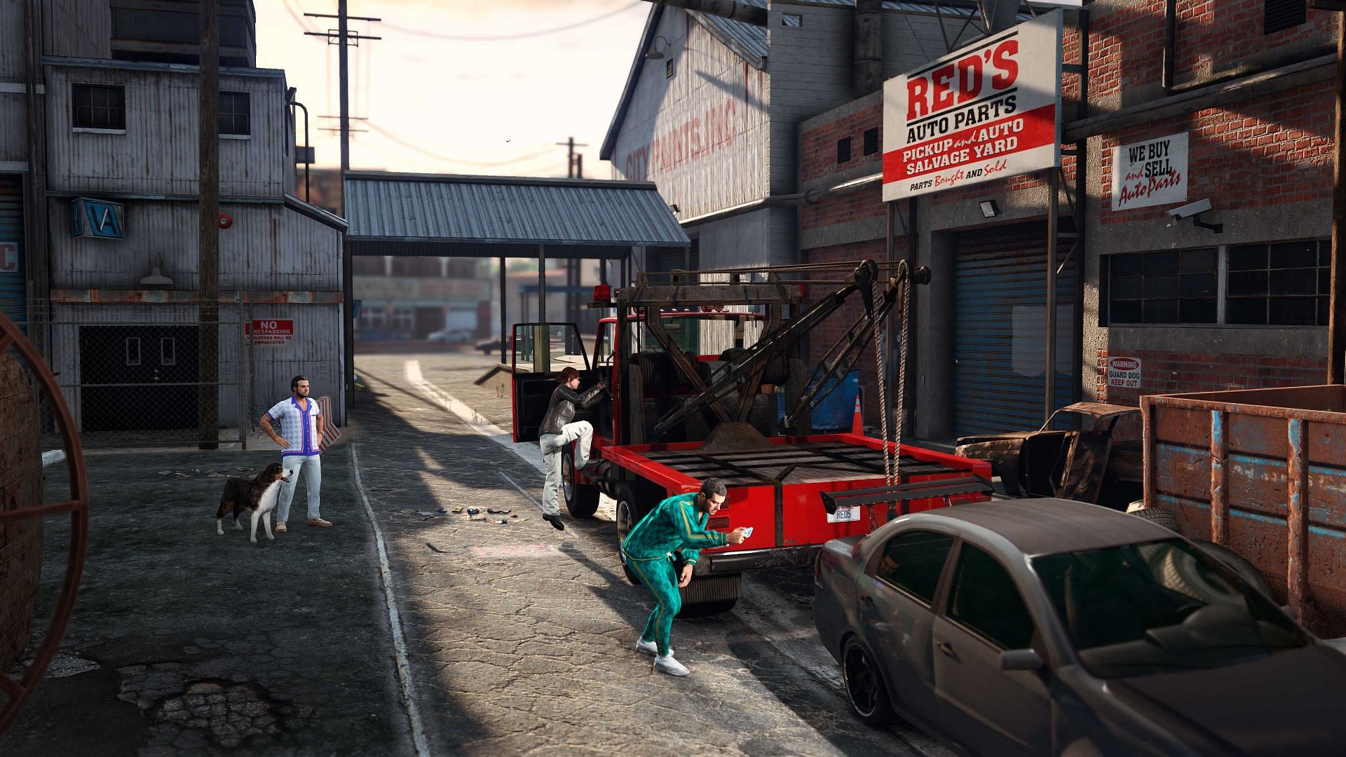 The Salvage Yard business involves Yusuf Amir from GTA 4 (Image via Rockstar Games)